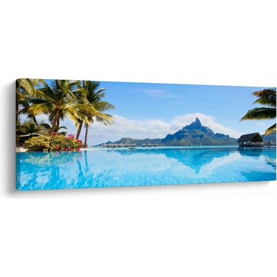 Obraz - Bora-Bora, Francouzská Polynésie, jednodílný 145x58 cm