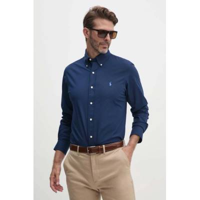 Polo Ralph Lauren pánska bavlnená košeľa s elastanom 710928255 tmavomodrá