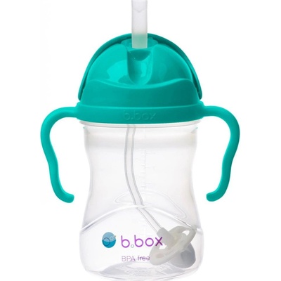 b.box hrnček so slamkou nefritová zeleň 240 ml 9353965005179