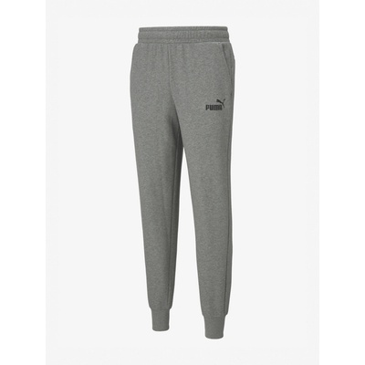 Puma tepláky ESS Logo pants TR cl Medium Gray Heather