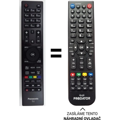 Dálkový ovladač Predátor Panasonic RC4861 – Hledejceny.cz