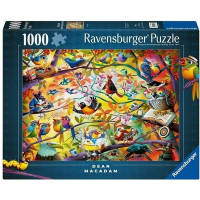 Ravensburger Zaneprázdnené vtáky 1000 dielov