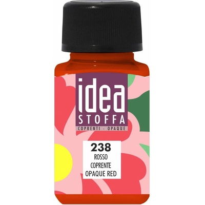 Maimeri Idea Stoffa farba na textil 60 ml krycia červená