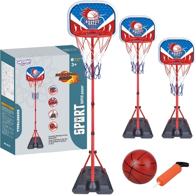 WOOPIE dětský basketbalový koš s nastavitelnou výškou 90–170 cm + míč – Hledejceny.cz