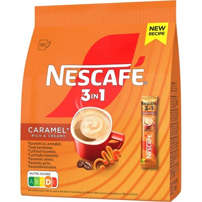 Nescafé 3v1 Caramel 8 x 16 g