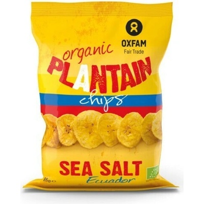Oxfam Bio Banánové chipsy slané 85 g