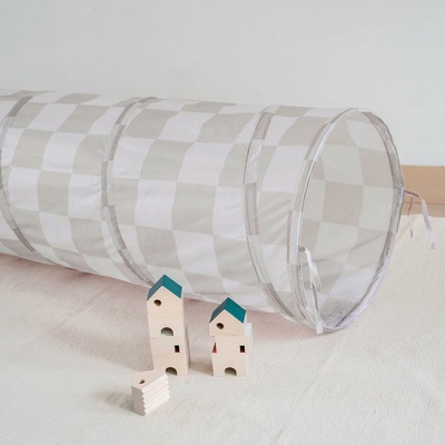 3 Sprouts Tunel Recycled Gingham/Beige