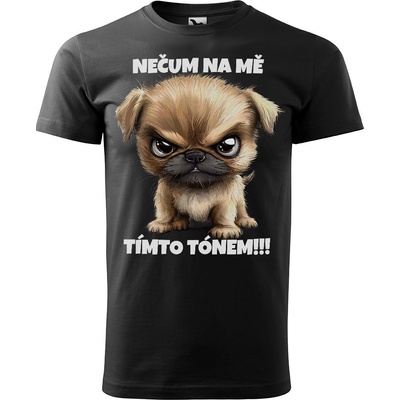 Impar tričko Nečum na mě pes pro muže černá – Hledejceny.cz