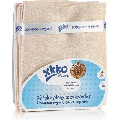 XKKO Biobavlněné pleny Organic 40 x 40 Old Times Natural 10 ks