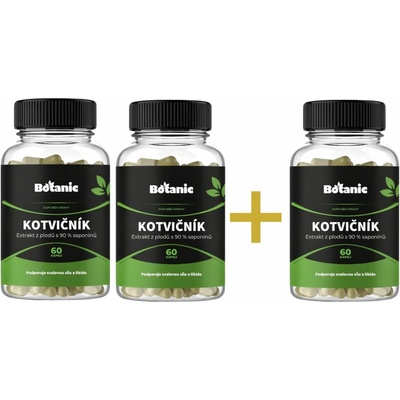 Botanic 2+1 Kotvičník Tribulus Extrakt z plodov s 90 % saponínov v kapsulích