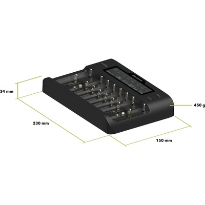 AlzaPower Battery Charger AP820BAPW-CHAP820B