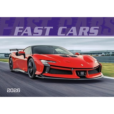 Fast cars, nástěnný, 48,5 x 34 cm 2026
