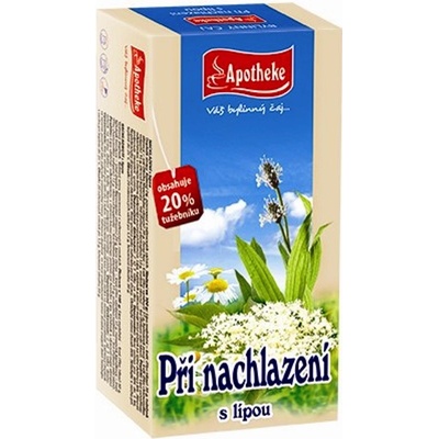 Apotheke čaj Při nachlazení s lípou 20 x 1,5 g