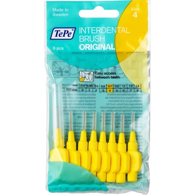TePe Original mezizubní kartáčky 0,7 mm 8 ks sáček – Hledejceny.cz