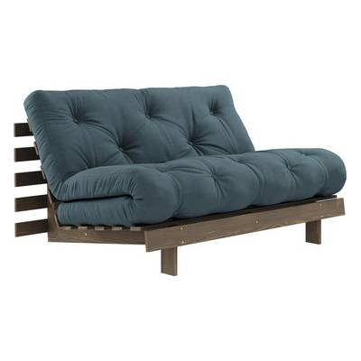 Karup Roots carob (hnědá) + futon petrol blue 757
