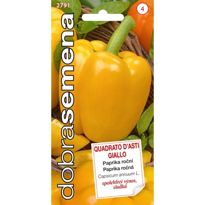 PAPRIKA sladká na rýchlenie Quadrato D´Asti Giallo maxi
