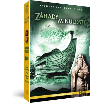 Záhady minulosti: Atlantida: Ztracená civilizace + Boží hněv + Hledání archy úmluvy + Noemova archa, 4 digipack DVD