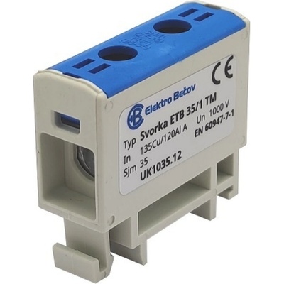 ELEKTRO BEČOV Svorka ETB 35/1 modrá UK1035.12