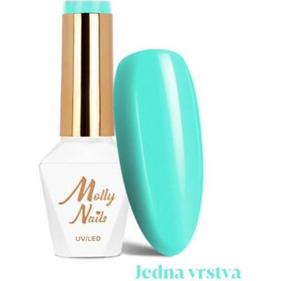 Gél lak Molly Nails Sorbet 292 Aqua Pastel pastelovo modrý 8 g
