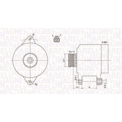 Generátor MAGNETI MARELLI 063731409010