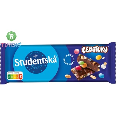Orion Studentská pečeť Mléčná a Lentilky s arašídy a želé 90 g