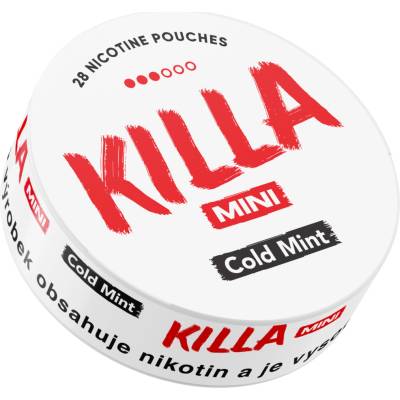 Killa Mini Cold Mint 16,5 mg 20 sáčků – Hledejceny.cz