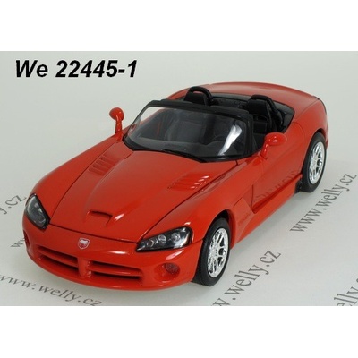 Welly Dodge 2003 Viper SRT Červený 1:24
