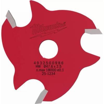 Milwaukee Drážkovací trn a frézy - Rtr B. S8 Slot Cutter 2.5mm - 1 pc – Hledejceny.cz