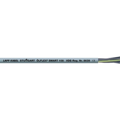 Lapp ÖLFLEX® SMART 108 18020099/1000 riadiaci kábel 2 x 0.75 mm² 1000 m sivá