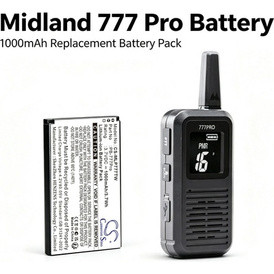 Cameron Sino CS-MLP777TW 3.7V Li-ion 1000mAh černá - neoriginální – Hledejceny.cz