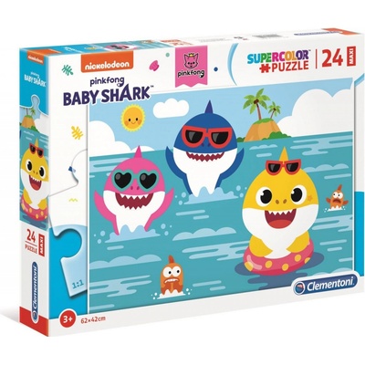 Clementoni MAXIBaby žralociBaby Shark 28519 24 dílků