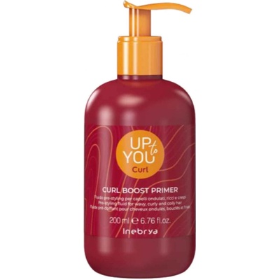 Inebrya Up to You Curl Boost Primer prípravný fluid pre vlnité kučeravé vlasy 200 ml
