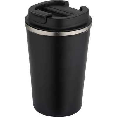 Newport dvoustěnný vakuově izolovaný hrnek z nerezové oceli o objemu 350 ml Černá