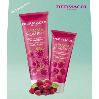 Dermacol Moment Be Delicious Malina sprchový gel 250 ml + krém na ruce 100 ml + dárková sada pro ženy – Hledejceny.cz