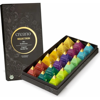 Creano BIO bylinný čaj dárková sada 9 příchutí 18 x 2,5 g