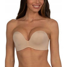 Wonderbra Hladká podprsenka bez ramienok Wonderbra ULTIMATE Strapless bra telová