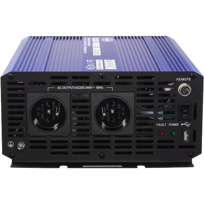 Sinusový měnič napětí z 12, 230V + USB, 2000W, 35PSW2012C