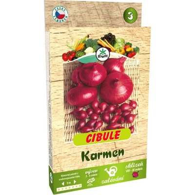BIOM Výsevný pásik Cibuľa Karmen 5 m