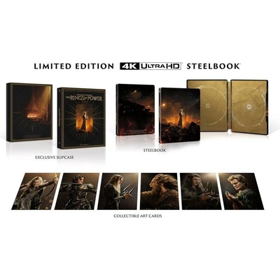 Pán prsteňov: Prstene moci 2. séria (Limited Edition, bez CZ) 4K UHD BD steelbook