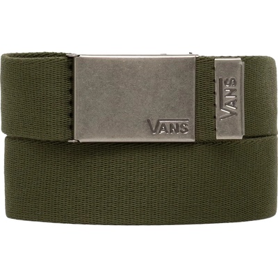 Vans DEPPSTER II WEB BELT Tmavě zelená Stříbrná