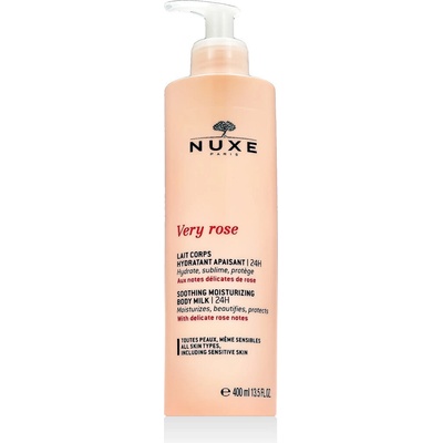 Nuxe tělové mléko Very Rose Soothing Moisturizing Body Milk 400 ml