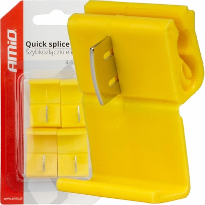 AMiO - Elektrické rýchlospojky 04-6mm2 24A Blister 4 ks 02342