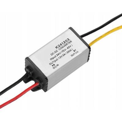 Regulátor napětí 24V/12V max. 36W