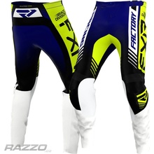FXR Clutch Pro MX Pant Midnight HiVis White