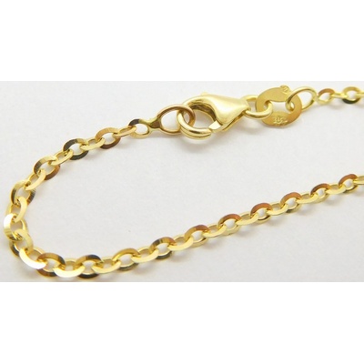Klenoty Budín Dámský zlatý náramek ze žlutého zlata 585/1,04gr 19cm HK7047