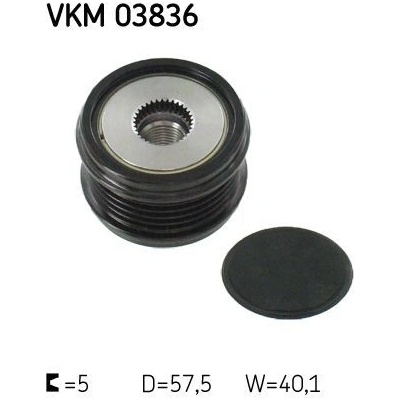 Předstihová spojka SKF VKM 03836 VKM 03836