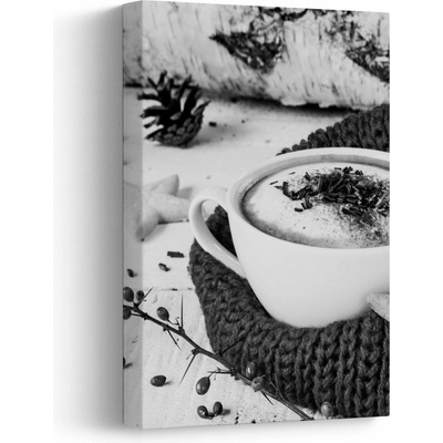 Obraz - Zimné cappuccino, jednodielny 20x30 cm