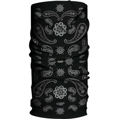 H.A.D. Merino India Paisley Black