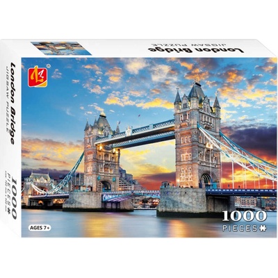 Dudlu London Bridge 70 x 50 cm foto skládačka v krabici 1000 dílků