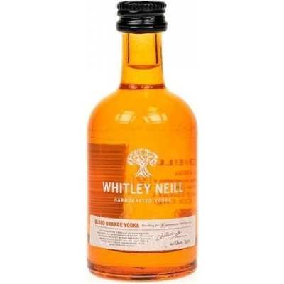 Whitley Neill Blood Orange VODKA 43% 0,05 l (holá láhev)